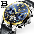 BINGER 8601 S Luxury Sport Watch Mens Automatic Mechanical Wristwatches Fashion Casual Stainless steel Relogio Masculino